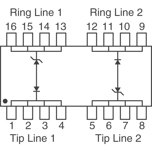 CDWBS16-PLC01-6 Bourns Inc. TVS - Diodes